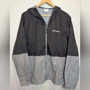 Columbia Black and Gray Windbreaker Jacket